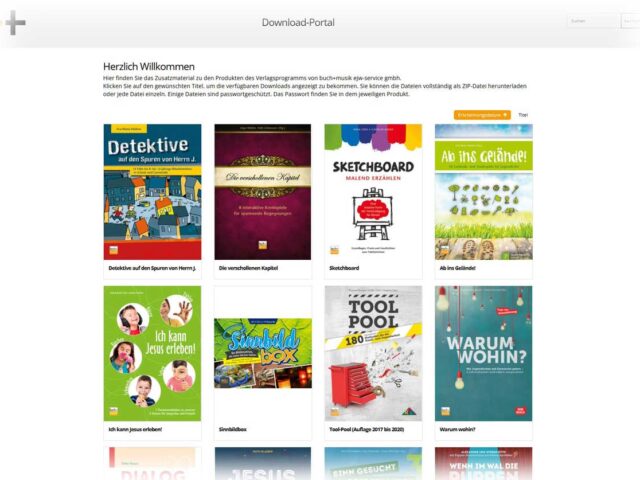 Vorschau auf Downloadportal